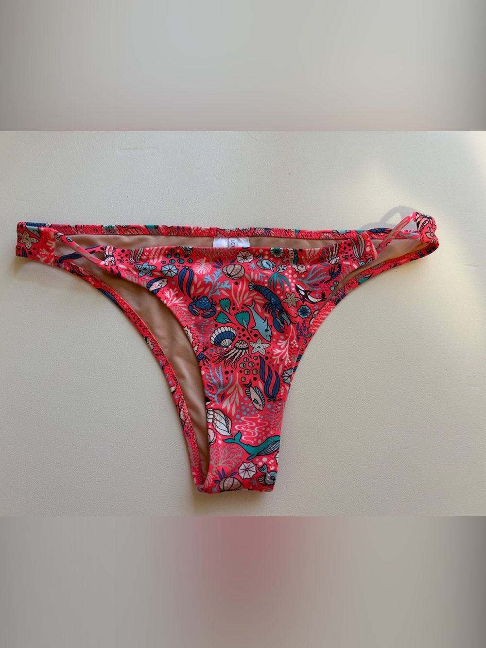 J. Crew Coral Floral & Sea Print Bikini Bottom